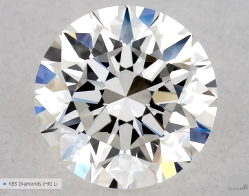 0.33 carat F-VS1 Excellent cut Natūralus Round Deimantas (1)