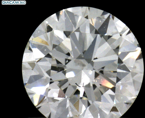 0.52 carat I-SI1 Excellent cut Natūralus Round Deimantas (1)