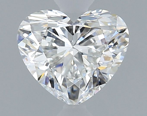 0.6 carat F-SI1 Natūralus Heart Deimantas (1)