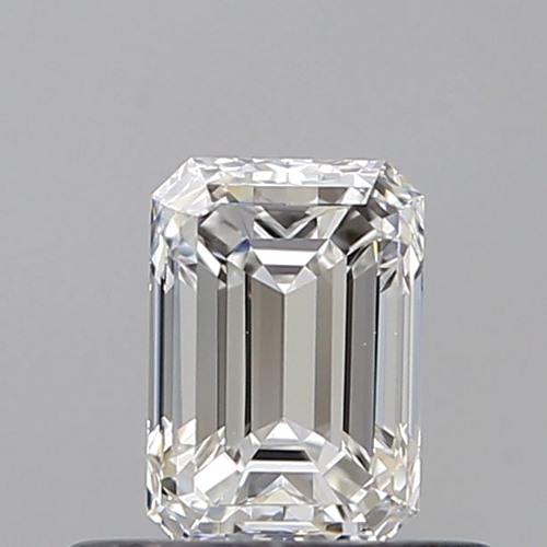 0.5 carat F-VVS2 Natūralus Emerald Deimantas (1)