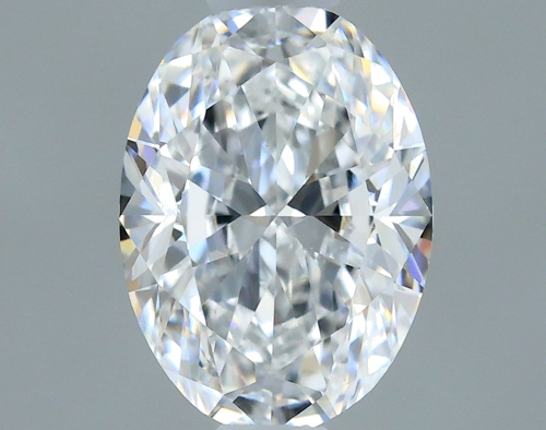 0.5 carat D-VS2 Natūralus Oval Deimantas (1)