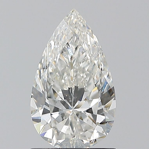 1.2 carat G-SI2 Natūralus Pear Deimantas (1)