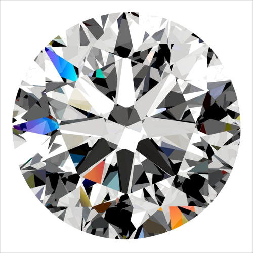 0.4 carat H-VVS1 Very Good cut Natūralus Round Deimantas (1)