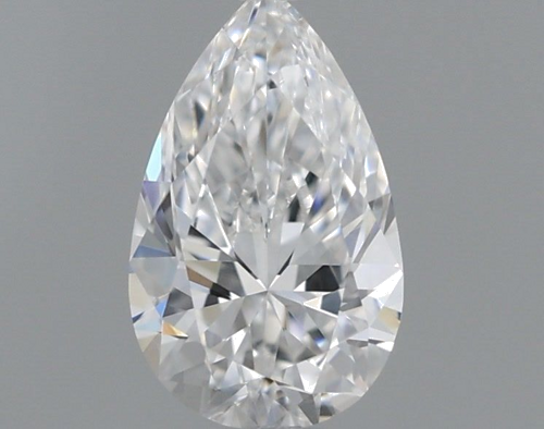 0.31 carat D-VVS1 Natūralus Pear Deimantas (1)