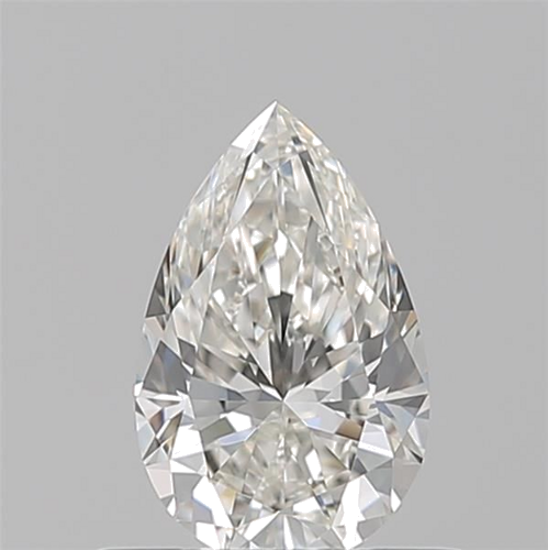 0.54 carat H-IF Natūralus Pear Deimantas (1)