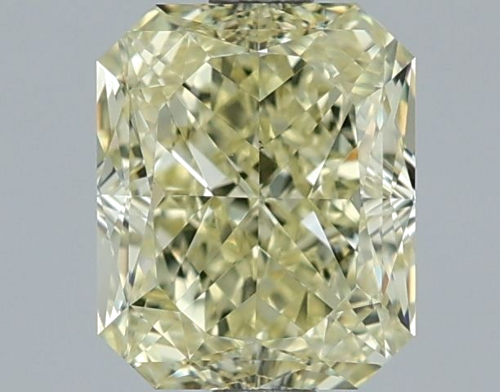 1.5 carat Fancy Light Yellow-VS1 Natūralus Radiant Deimantas (1)