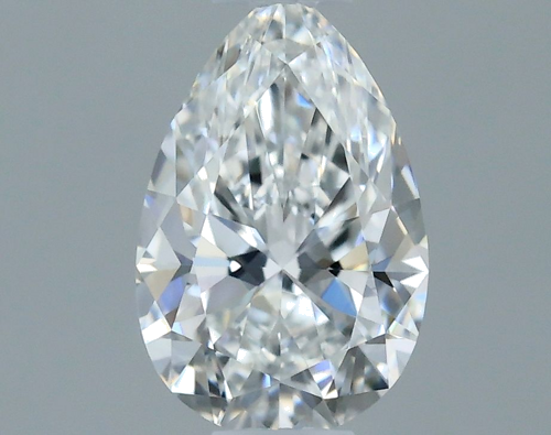 0.3 carat E-VVS1 Natūralus Pear Deimantas (1)