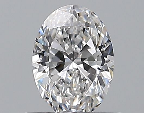 0.51 carat D-VVS2 Natūralus Oval Deimantas (1)