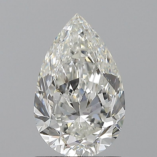 1.5 carat H-SI1 Natūralus Pear Deimantas (1)