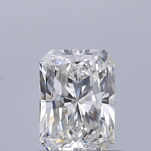 0.52 carat F-VVS2 Natūralus Radiant Deimantas (1)