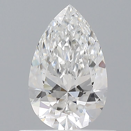 0.57 carat E-VVS2 Natūralus Pear Deimantas (1)
