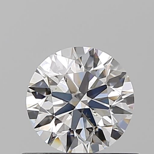 0.6 carat F-SI1 Excellent cut Natūralus Round Deimantas (1)