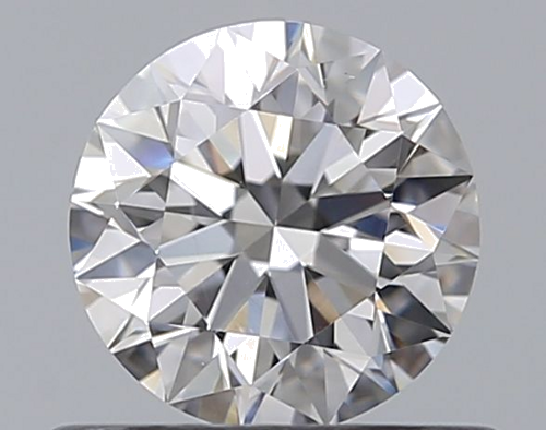 0.5 carat F-VS2 Excellent cut Natūralus Round Deimantas (1)