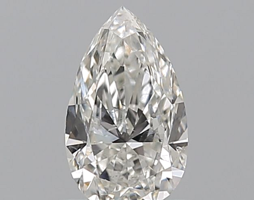 0.7 carat G-SI1 Natūralus Pear Deimantas (1)