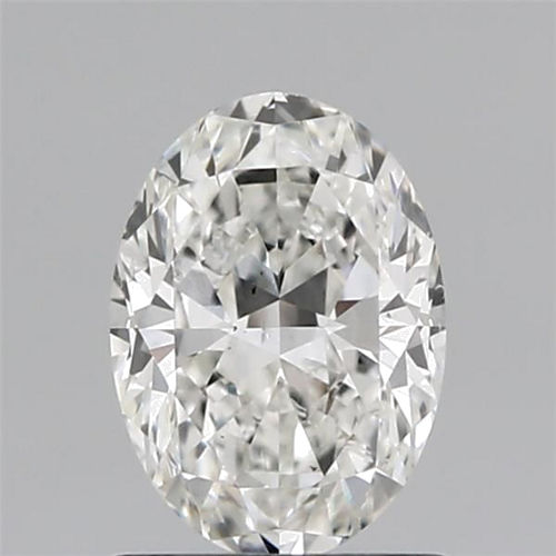 1.01 carat H-SI2 Natūralus Oval Deimantas (1)