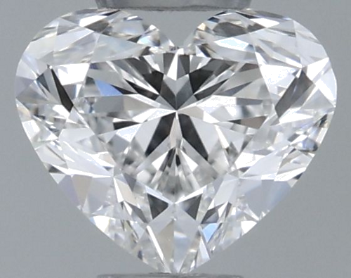 0.5 carat F-VS2 Natūralus Heart Deimantas (1)
