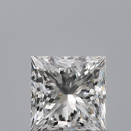 0.57 carat E-VVS2 Natūralus Princess Deimantas (1)