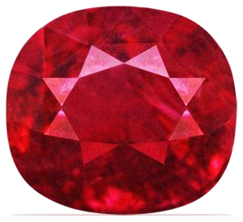 0.51 carat RED Cushion Rubinas (1)
