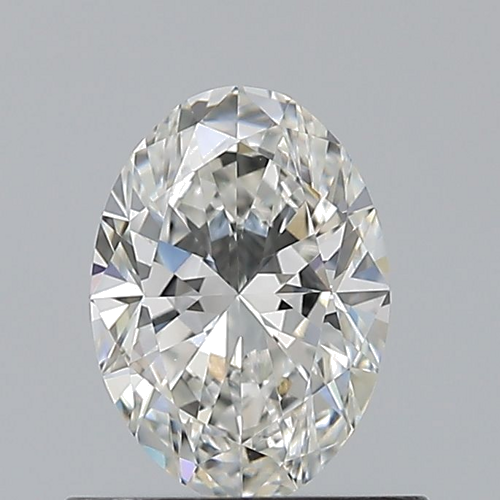 0.6 carat H-VS2 Natūralus Oval Deimantas (1)