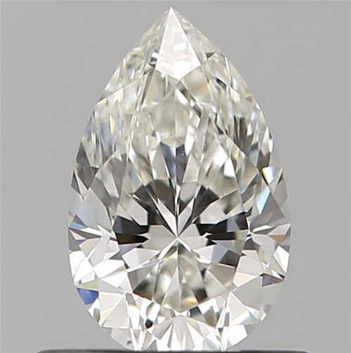 0.51 carat I-VS1 Natūralus Pear Deimantas (1)