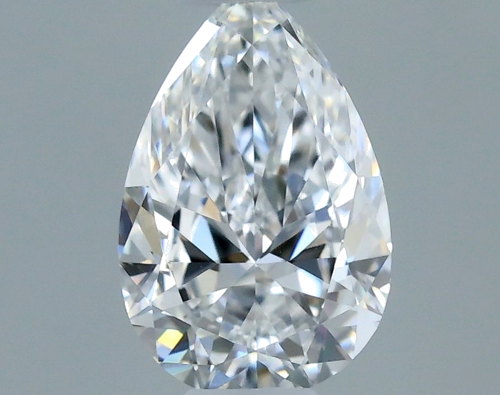 0.3 carat D-VVS2 Natūralus Pear Deimantas (1)