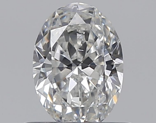 0.5 carat G-SI1 Natūralus Oval Deimantas (1)