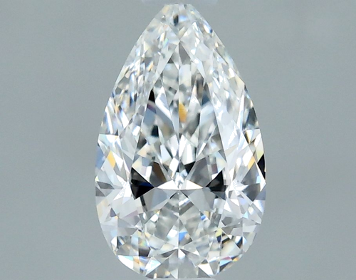 0.5 carat E-VVS2 Natūralus Pear Deimantas (1)