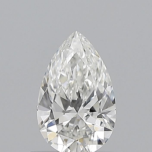 0.55 carat G-VVS2 Natūralus Pear Deimantas (1)