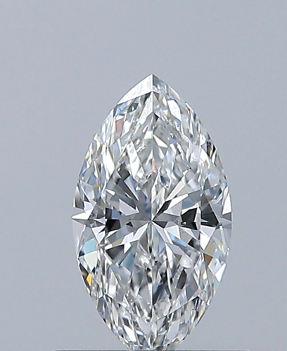 0.6 carat F-SI1 Natūralus Marquise Deimantas (1)