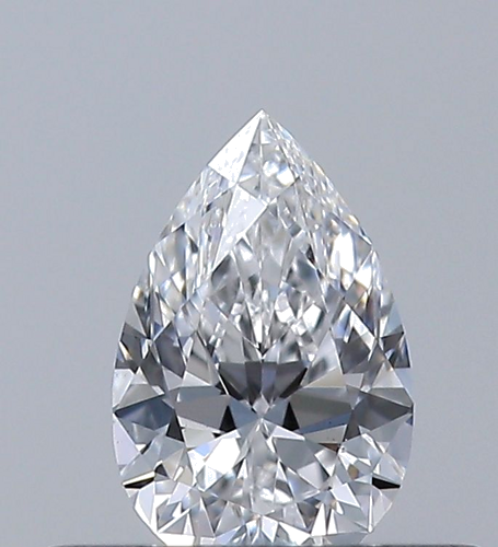 0.3 carat D-VS2 Natūralus Pear Deimantas (1)