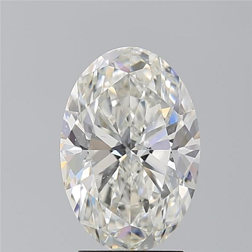3.01 carat H-SI1 Natūralus Oval Deimantas (1)