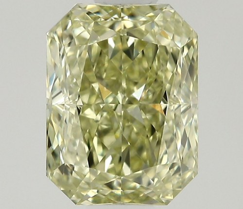 0.63 carat Fancy Brownish Greenish Yellow-VVS1 Natūralus Radiant Deimantas (1)