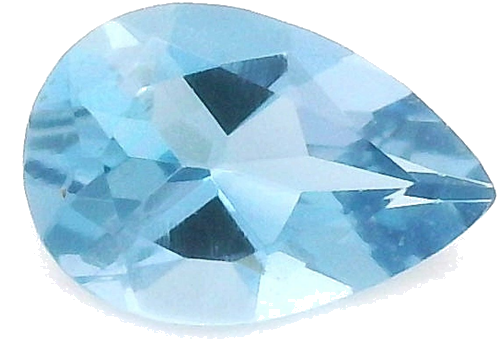 0.32 carat BLUE Pear Aquamarine (1)