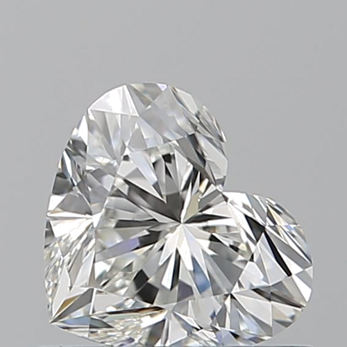0.71 carat I-VVS1 Natūralus Heart Deimantas (1)