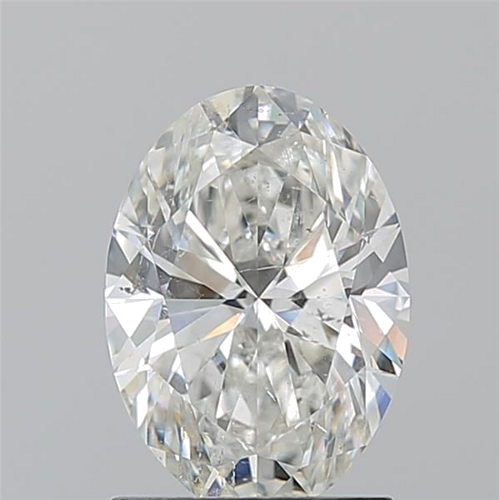 1.51 carat H-SI2 Natūralus Oval Deimantas (1)