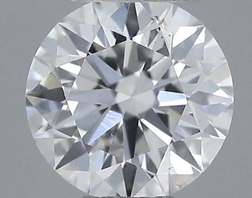 0.53 carat F-SI1 Excellent cut Natūralus Round Deimantas (1)
