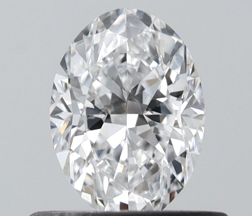 0.5 carat D-SI1 Natūralus Oval Deimantas (1)