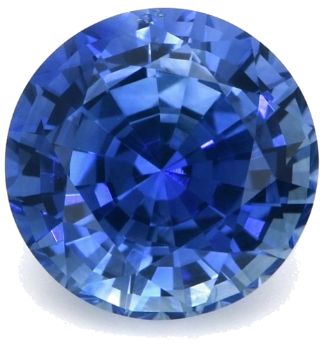 3.78 carat BLUE Round Safyras (1)