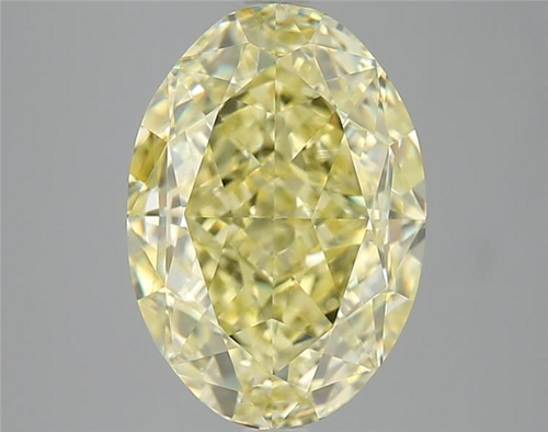 5.55 carat Fancy Yellow-VS2 Natūralus Oval Deimantas (1)