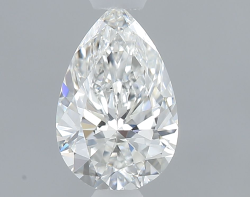 0.5 carat G-VVS2 Natūralus Pear Deimantas (1)