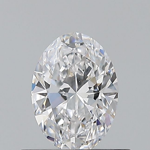 0.5 carat D-VS2 Natūralus Oval Deimantas (1)