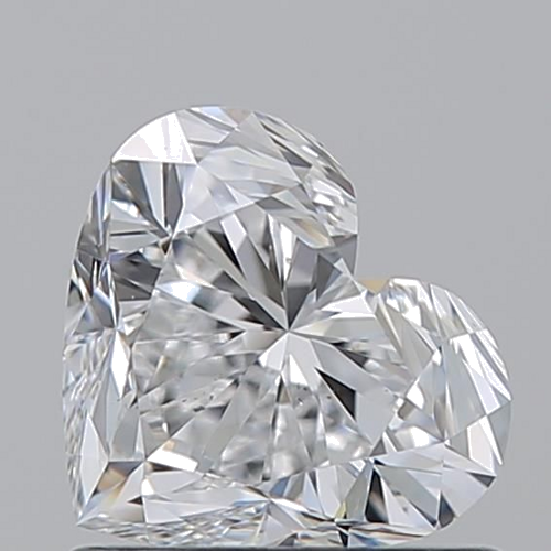 0.93 carat D-SI1 Natūralus Heart Deimantas (1)