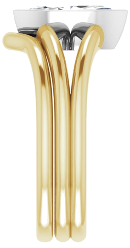 Sužadėtuvių Žiedas „Bezel-Set Solitaire“ 585 Baltojo Ir Geltonojo Aukso Marquise 10mm x 5mm (9)