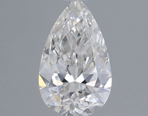 0.33 carat F-VVS2 Natūralus Pear Deimantas (1)