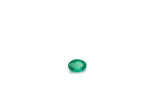 0.5 carat GREEN Oval Smaragdas (1)