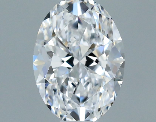 0.41 carat D-VVS1 Natūralus Oval Deimantas (1)