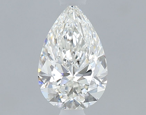 0.6 carat G-VVS1 Natūralus Pear Deimantas (1)