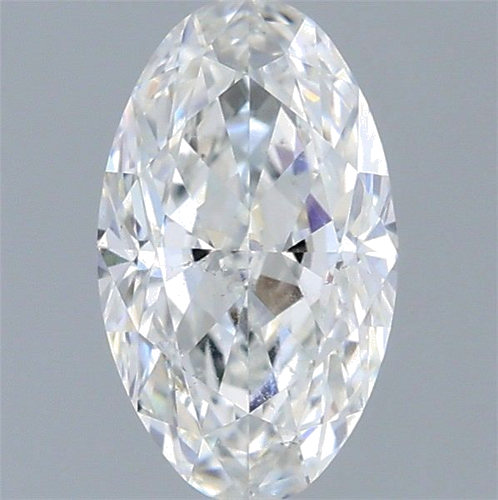 0.5 carat F-SI1 Natūralus Oval Deimantas (1)
