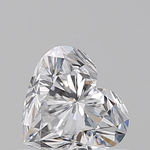 0.6 carat D-VVS2 Natūralus Heart Deimantas (1)