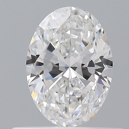 0.51 carat D-VVS2 Natūralus Oval Deimantas (1)